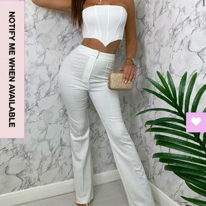 DRESSMEZEE
SHE MEANS BUSINESS TWO PIECE - WHITE